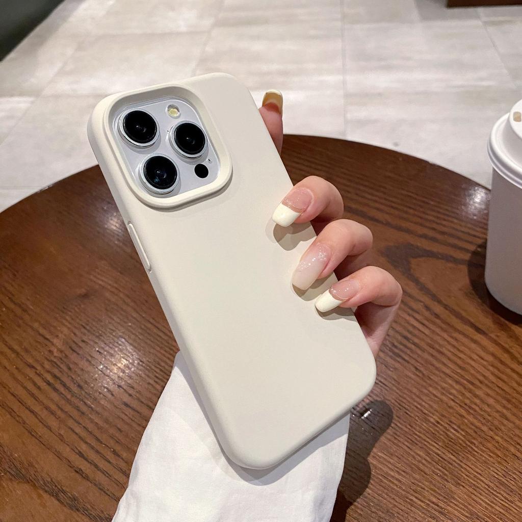 For Apple 16 Liquid Silicone Mobile Phone Case Soft Silicone for IPhone15 Promax Magnetic All-inclusive Thickened Anti-fall