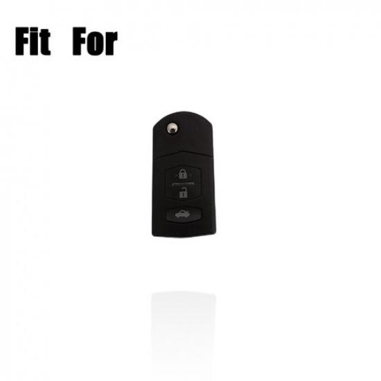 Zinc Alloy Leather Car Key Case Cover For Mazda 2 3 5 6 BT50 MPV CX-7 CX-9 MX5