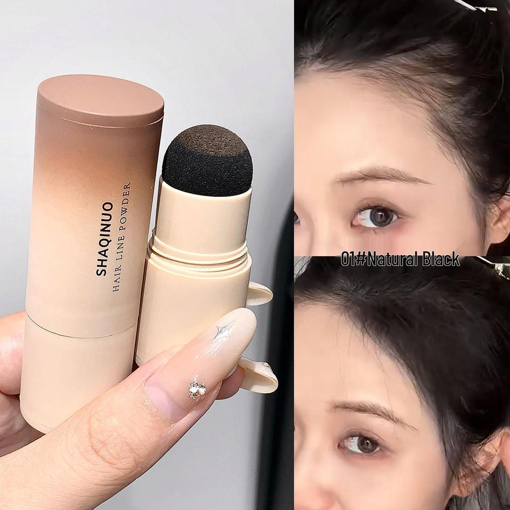 SHAQINUO Заполнитель линии роста волос: Изысканный порошок и крем для волос для контурирования и восстановления роста; Водостойкая и влагостойкая формула теней.