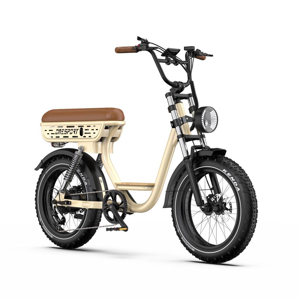 ONESPORT W77 20'' Electric Bike 48V18AH Battery 500W Motor 45KM/H Top Speed Hydraulic Brakes Commuter Electric Bicycles