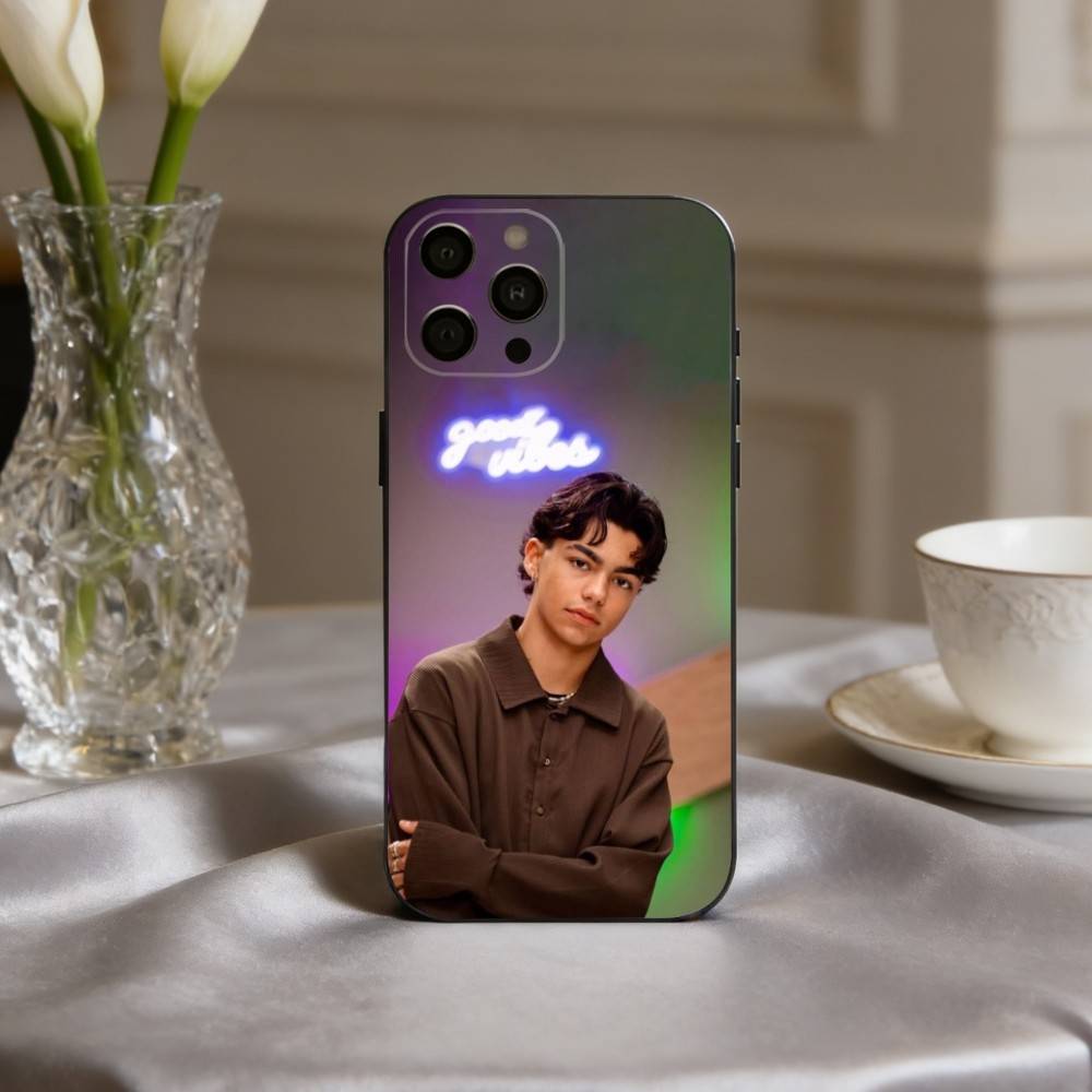 Американский актер М-Малакай Б-БертонС Чехол для телефона для iPhone 17,16,15,14,13,12,11 Plus,Pro Max,XS,Мягкий силиконовый черный чехол