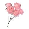 Silk Artificial Rose Flower 5 Heads Wedding Floral  for Wedding and Festival Decoration