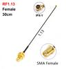 1Pcs 30cm SMA to IPX Cable RG178 U.FL IPX Coax Cable Coaxial Cable Adapter  for Wifi Router GPS AP