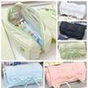 Solid Color Pencil Case Bow Drawstring Stationery Organizer INS Pen Bag  Gift