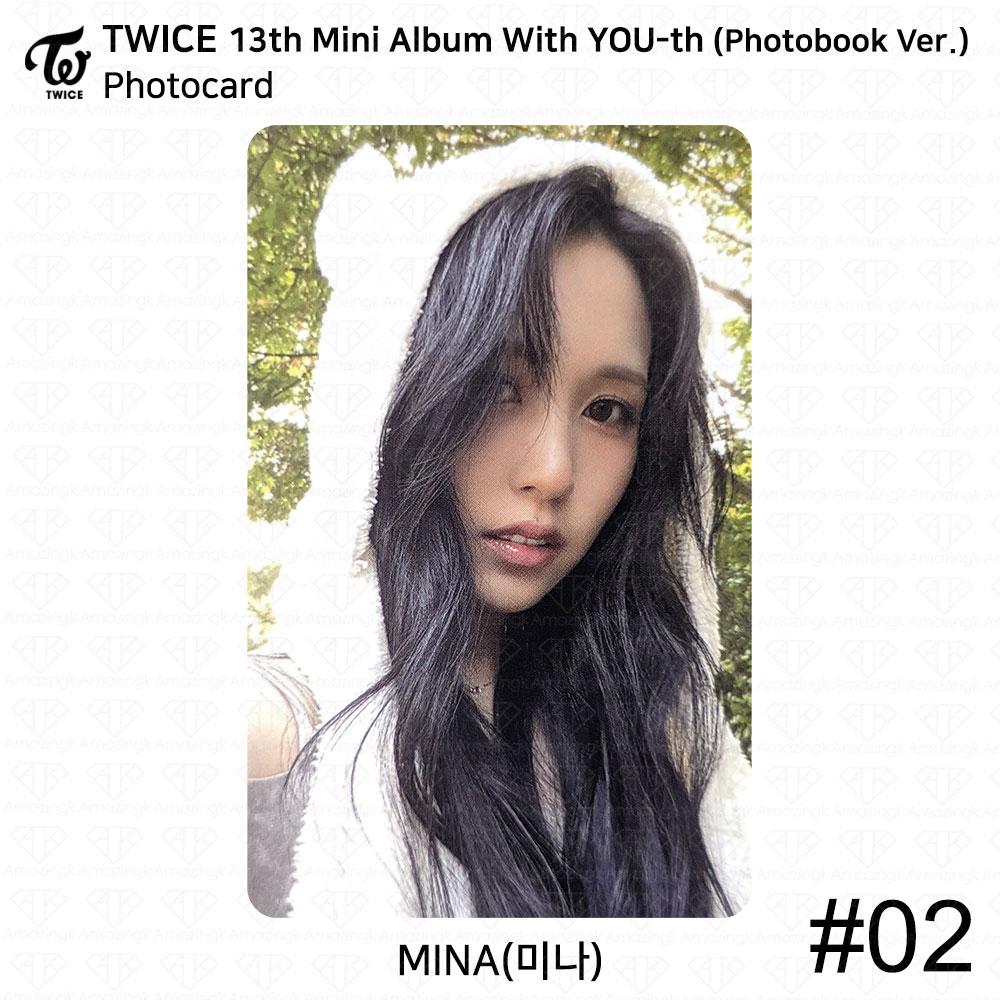 Twice 13-й мини-альбом с молодежной фотокарточкой YOU-th, постером, пленкой, стикером Mina KPOP K-POP