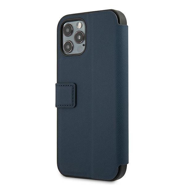 Etui z klapką do iPhone 12 Pro Max US Polo Polo Embroidery Granatowy