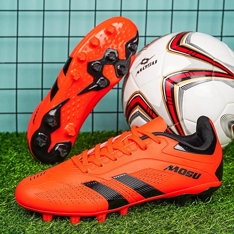 36-45Футбольные бутсы унисекс, высокие профессиональные тренировочные футбольные бутсы с длинными шипами, молодежные футбольные бутсы
