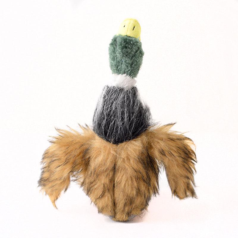 Мультяшная утка, плюшевые игрушки для собак, устойчивость к укусу, скрипучий звук, игрушка для домашних животных, чистящие принадлежности для жевания зубов