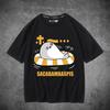 Футболка с эмодзи Sacabambaspis, летняя, 100% хлопок, мужская дышащая футболка, уличный тренд, повседневная свободная футболка с коротким рукавом