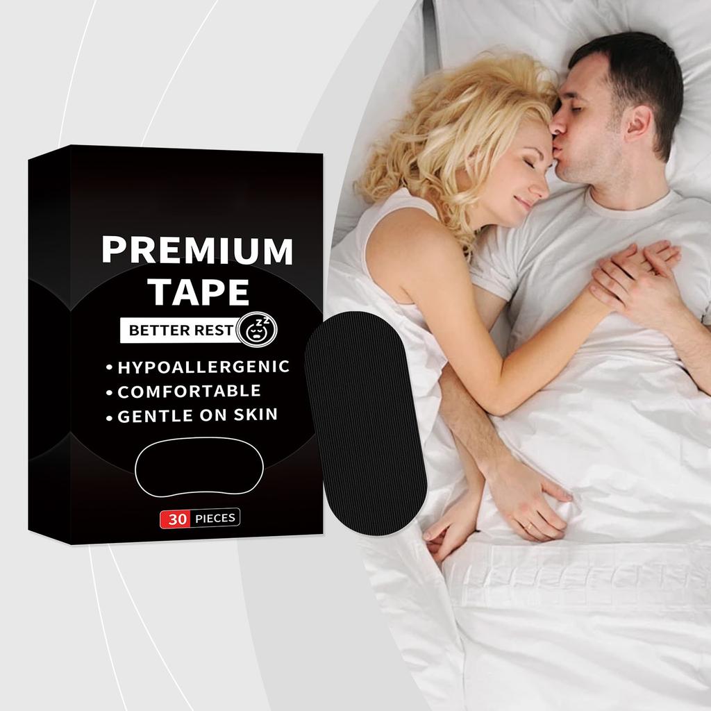 Пластырь от храпа для здорового сна, ночного сна, исправления открывания рта, герметизирующий пластырь от храпа 30 шт.