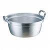 Akao Aluminum DON Hammered Round Pot, 45cm, Aluminum Alloy, Aluminum Die-Cast Handle, Japan, AEV02045