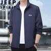 JEEP SPIRIT Men's Casual Stand Collar Jacket