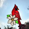 1pc Red Cardinal Suncatcher Crystal Kite Catcher Window Pendant Colorful Ornaments Suitable for Gifts To Friends, Family and Couples