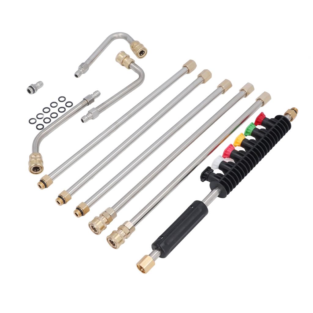 Удлинитель для мойки высокого давления, удлинитель для мойки из нержавеющей стали с 6 насадками