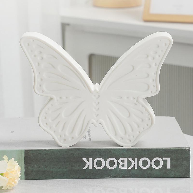 2024 Новый креативный ночник-бабочка для спальни, украшение для дома, керамические поделки, аксессуары для дома