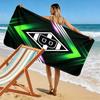 Borussia Print Beach Towel, Large Soft Quick Dry Towel for Beach Camping Swimming