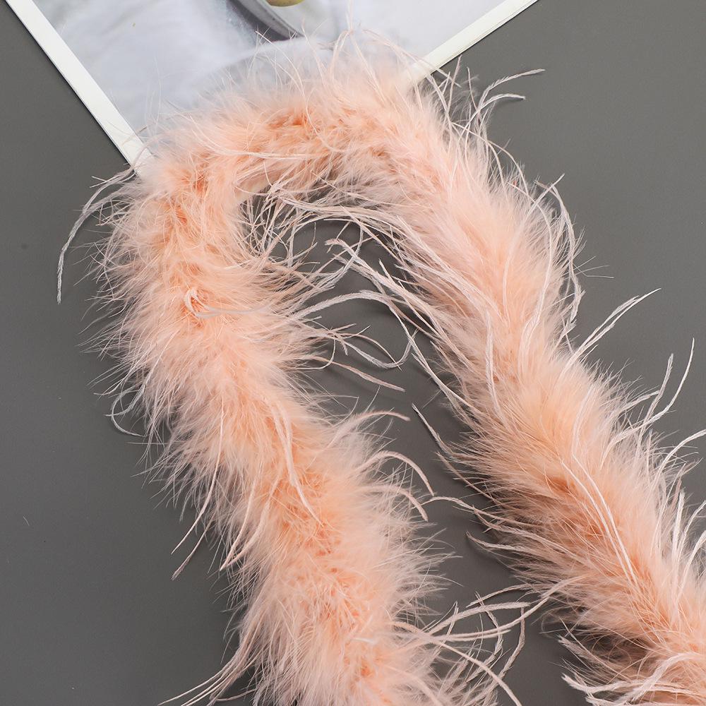 Colorful Ostrich Feather Strips for DIY Dance Costumes & Accessories