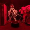 Kimetsu No Yaiba Tanjiro Kamado, фигурка, светодиодный ночник для детей, декор для спальни, ночник, детский настольный светильник, 3d лампа, убийца демонов, подарок