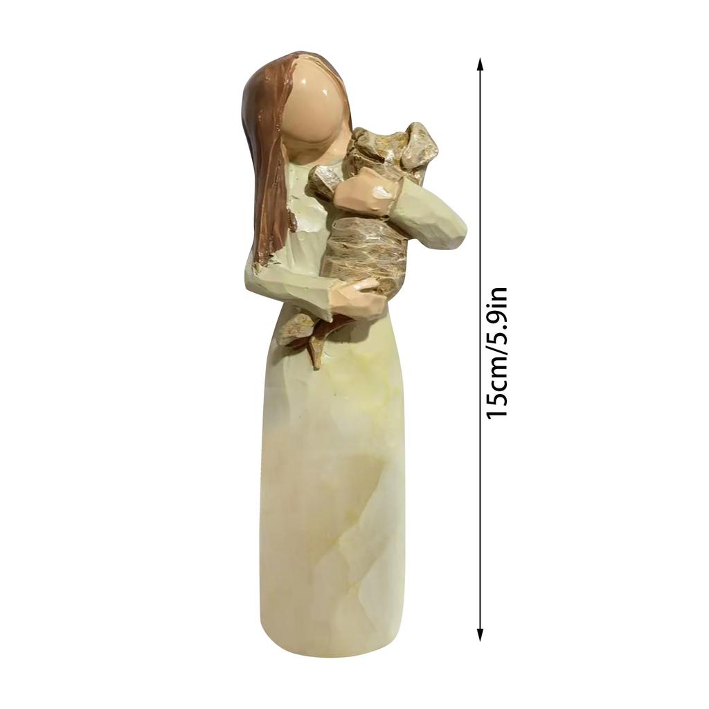 Embracing My Happiness Tabletop Resin Decor Ornament Figure Sympathy Pet Memorial Gift