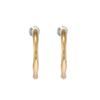 KARIANA Gold-Tone Stainless Steel Hoop Earrings