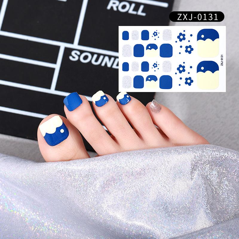 Летняя новая наклейка для ногтей, милая наклейка для ногтей на ногах, водонепроницаемая прочная наклейка для ногтей, декоративная женская