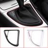 ABS Carbon Car Central Control Gear Shift Lever Frame Cover Stickers For BMW 1 Series E81 E82 E87 2007-2011 Interior