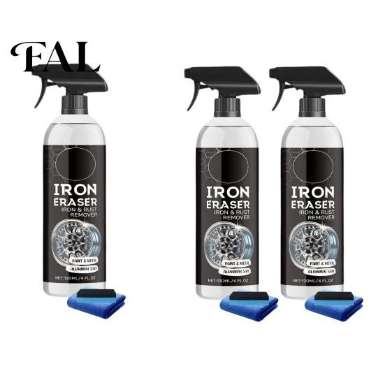 Car Surface Rust Treatment Iron Remover Spray for Wheels, Fast Acting And Stain Metal Brake Dust Cleaner, Fallout Auto Paint Hardware