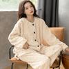 Pajama Women Can Wear A Winter Flannel Homewear Set In Autumn and Winter Thickened