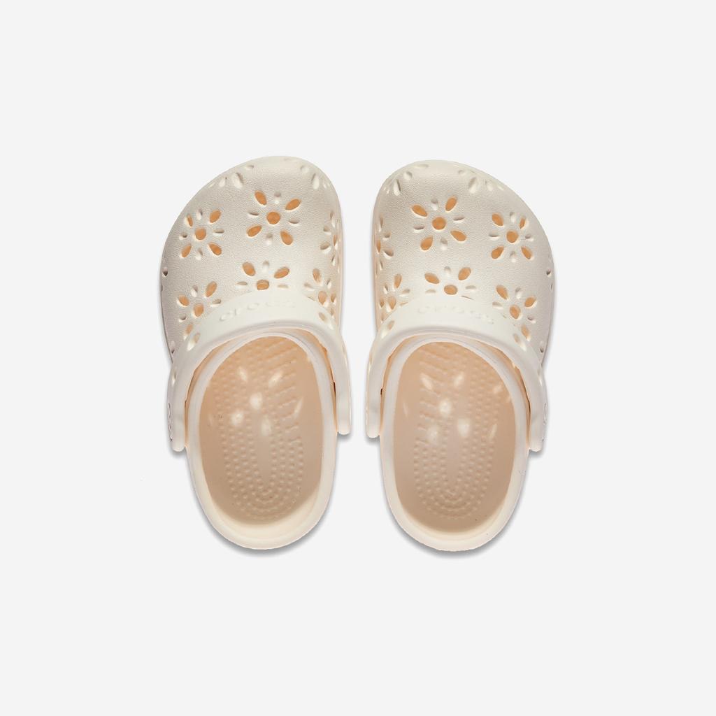 Crocs Классические цветочные вырезные сабо для малышей, CRS210944, 1010112423, популярная корейская обувь