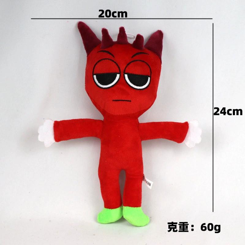 Гуманоидные Sprunki Incredibox Series Мягкие плюшевые игрушки Sprunki Micro Horror Game Мягкие плюшевые куклы Рождественский подарок