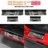 Защитные накладки на пороги с логотипом Welcome для Jeep Gladiator JT Wrangler JLU JL 2018-2026 Панели защиты порогов автомобиля Пороговые планки
