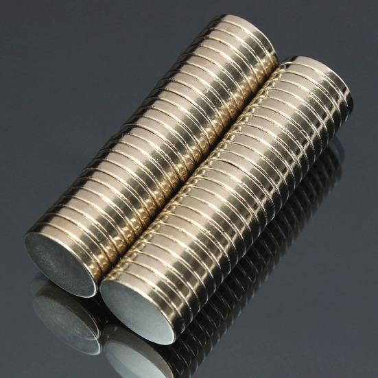 50Pcs Multi-purpose Round Disk Super Strong Rare Earth N52 NdFeB Strong Magnets