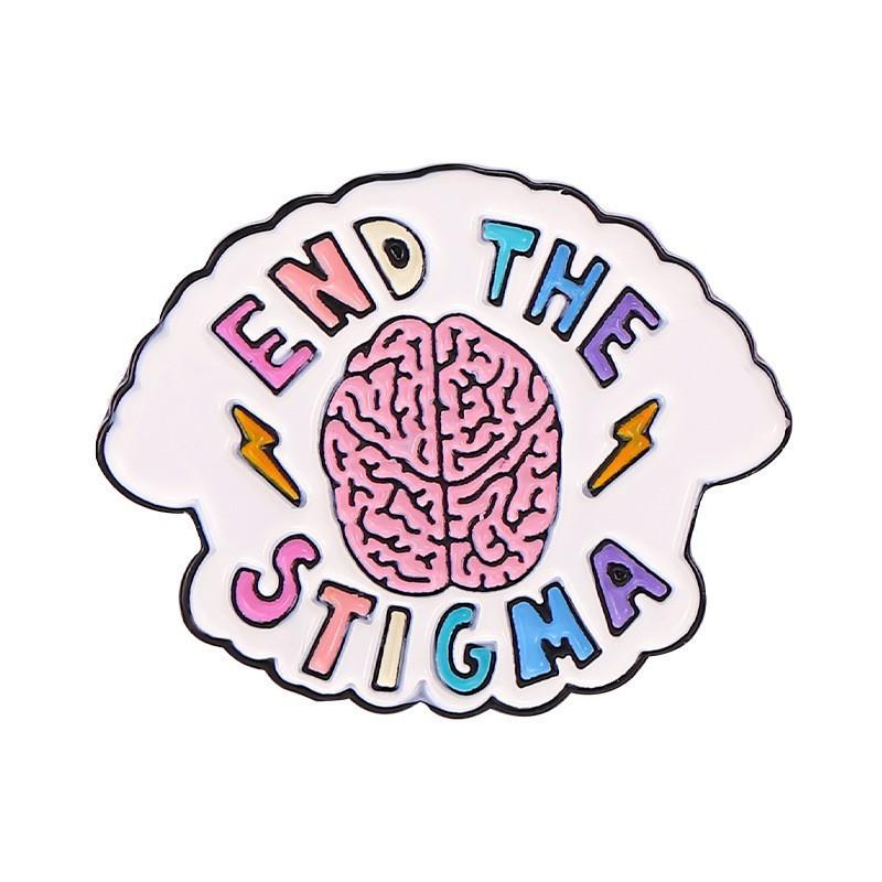 Stylish And Inspirational Metal Letter Brooch Set For Trendy Minimalist Fashion