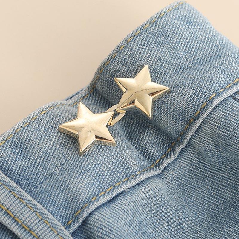 Затягивающий талию зажим для брюк, зажим для регулировки талии, застежка для уменьшения талии, пуговицы-броши для украшения одежды NK001