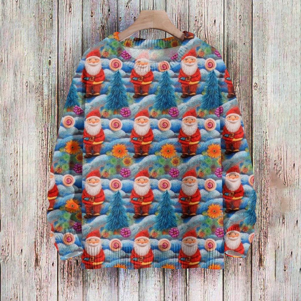 Christmas Sweatshirts For Women Knit Sweater Cute Shirt Fall Crewneck Pullover Tops