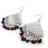 Les Trésors De Lily [N0984] - Multicolored Silver 'Carmen' Designer Earrings