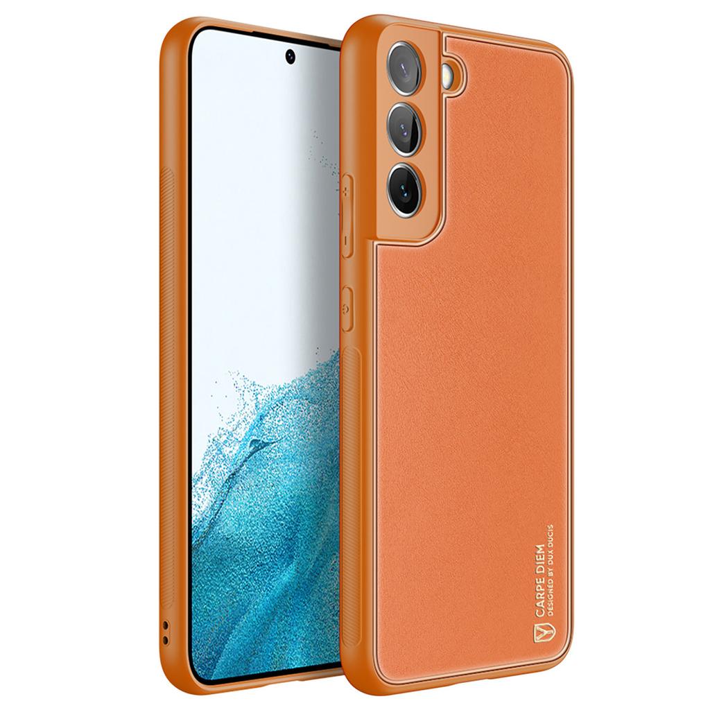 Dux Ducis Yolo Eco-Leather Samsung S22+ Case - Orange