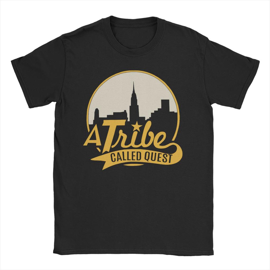 Мужские Женские Футболки De La Soul ATCQ A Tribe Called Quest Одежда из Чистого Хлопка Винтажные Футболки с Коротким Рукавом Футболки Большого Размера