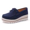 Spring Autumn Women Platform Shoes Ladies Loafers Genuine Leather Comfort Soft Moccasins Casual Flats Shoes Slip On Sneakers