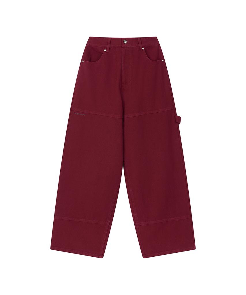 Брюки Lotaib Drop Line Oxford - Красные
