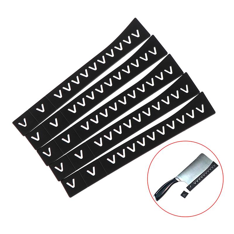 5/10Pcs Universal Knife Edge Guard Strip, Anti-Slip Protector Sleeve, Kitchen Fruit Chef Knife Sheath Cover Tool