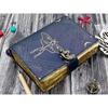Vintage Butterfly Leather Journal Writing Notebook Sketchbook Blank Spell Book