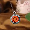 Ожерелье с подвесками в стиле аниме, уникальный узор, круглая форма, геометрический узор, украшение с подвеской, очаровательные аксессуары