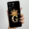 Чехол для Infinix Hot 40 Pro 40i Корона Буква Funda Мягкая Жидкая Силиконовая Задняя Крышка Для Infinix Hot40 Hot40i 40Pro Бампер Оболочка
