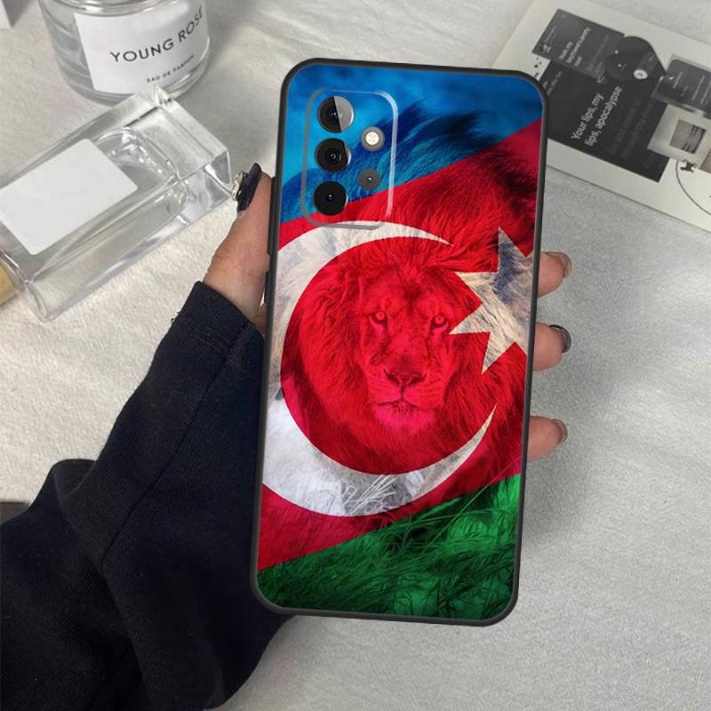 Чехол для телефона Флаг Азербайджана Для Samsung Galaxy A34 A54 A14 A13 A23 A33 A53 A73 A52 A42 A32 A22 A12 A51 A71