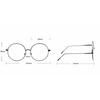 Oversized Round Metal Anti Blue Light Woman Reading Glasses Men Clear Lens Vintage Eyeglasses Presbyopia Large Computer Goggles