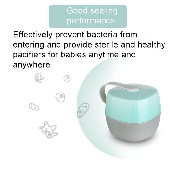 Двухцветный портативный детский сосок-колыбель для соски, держатель, коробка для хранения