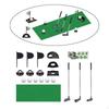 Kids Toy Golf Club Set with Flag Balls Putting Mat Practice Ball Holder for Boys Girls