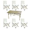 Portable Outdoor Folding Camping Table and Chair Set