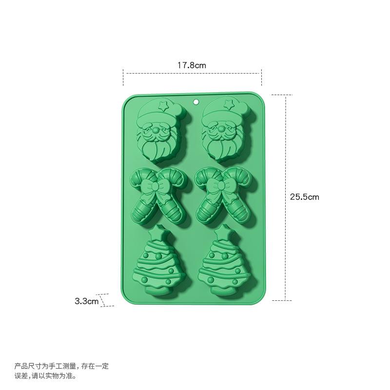 Рождественский пряничный человечек конфетная форма силиконовая форма для печенья шоколадная выпечка торт форма своими руками рождественская атмосфера ароматизированная свеча
